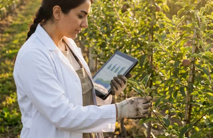 پایش باغات مشتری توسط کوشش کشت