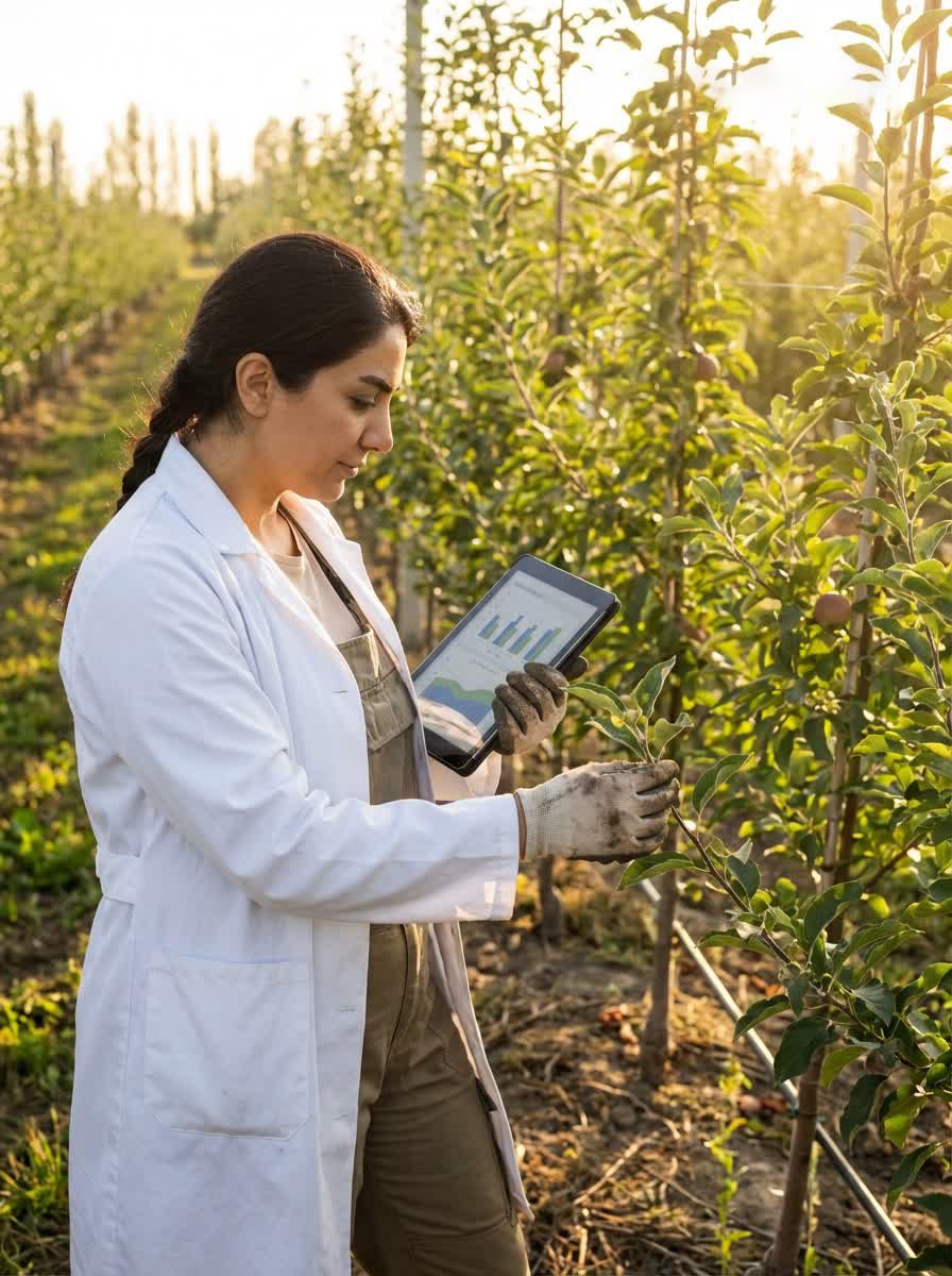 پایش باغات مشتری توسط کوشش کشت